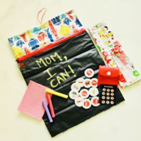 chalkboard roll and memory game